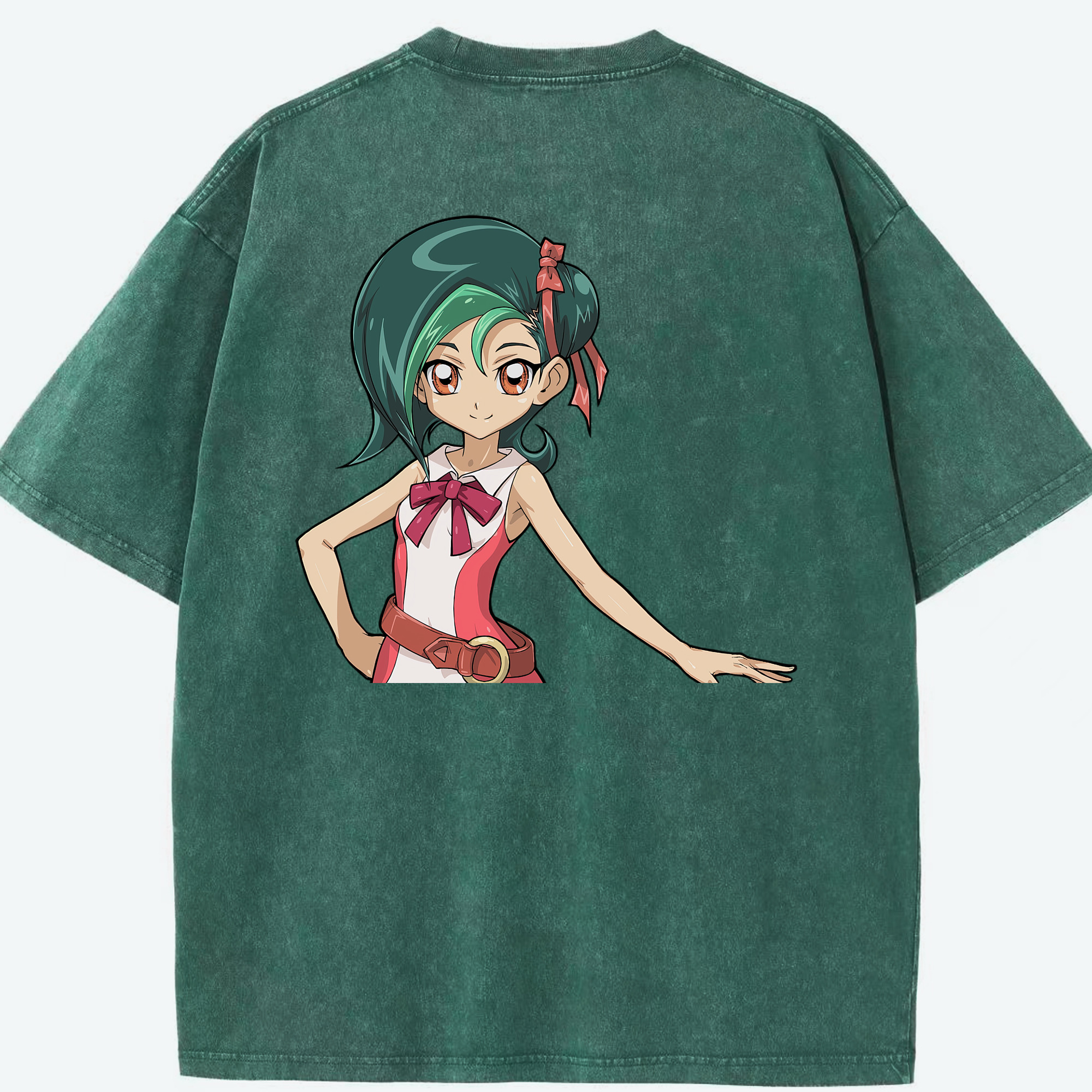 （画像用） 遊☆戯☆王 Yu-Gi-Oh! 綿100% ヴィンテージ風 半袖Tシャツ（背面プリント）